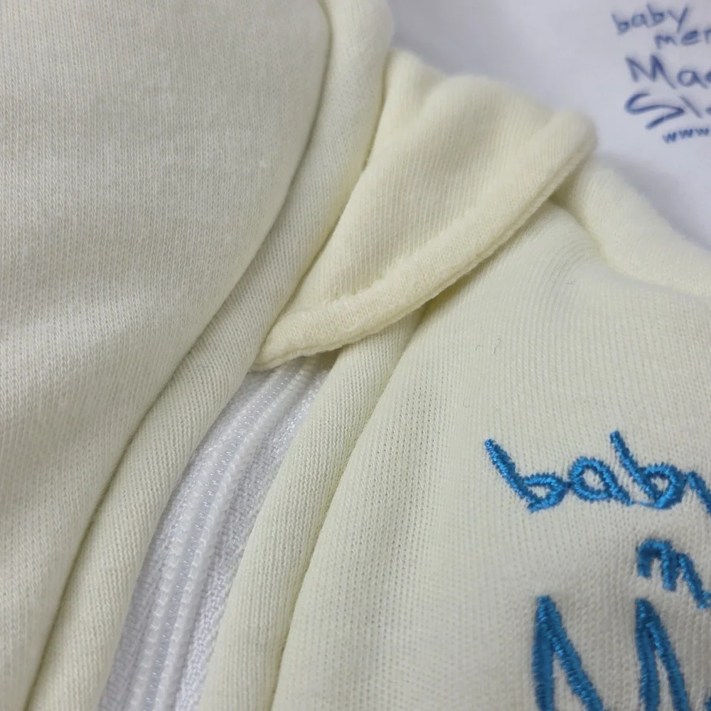 Baby Merlin's Magic Sleepsuit Size S 3-6 Months Yellow Gender Neutral